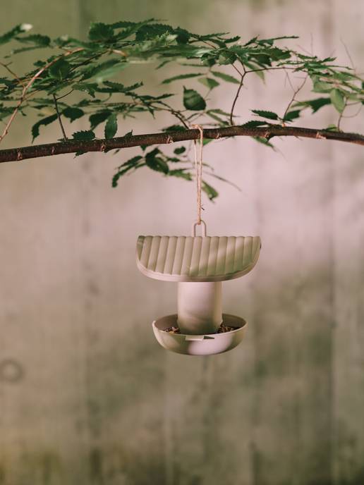 cosy feeder silo 18cm mushroom beige
